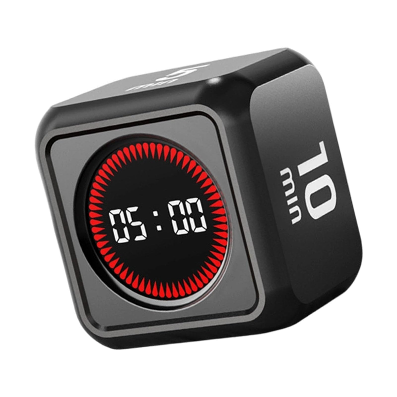 Limtula Rechargeable Gravities Induction LED Display Timer Countdown Alarm Cubes Shape Kitchen Time Management Tool