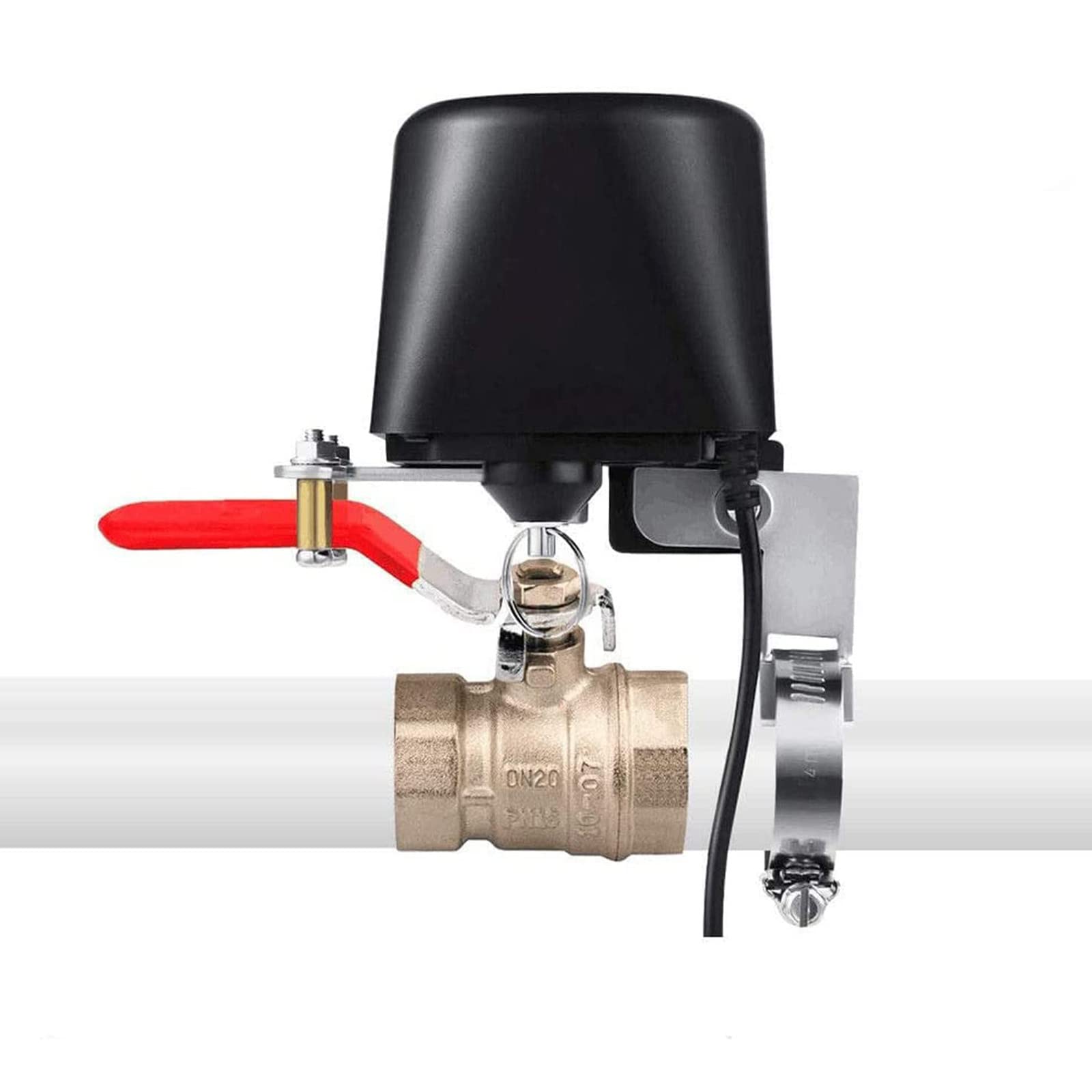 ZigBee Water valve, UseeLink Smart Water/Gas Valve Compatible with Alexa/Google Home Remote Control, Need Tuya Hub, Intelligent Valve Control Water Off Timer Irrigation Controller