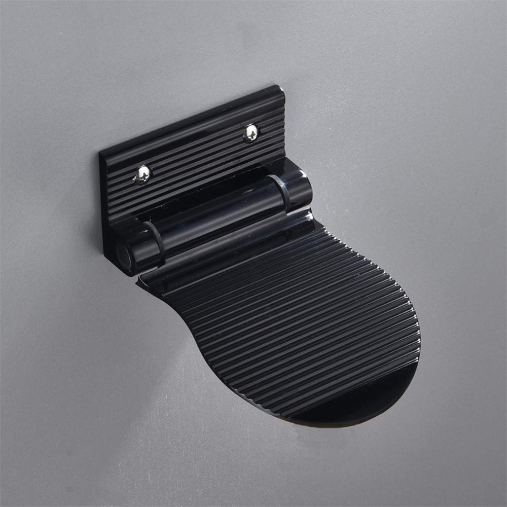 DECOR Modern Folding Shower Foot Rest, Heavy Duty Metal Foldable Foot Rest for Shaving Legs Aid Shower Step for Home Hotel Bathroom Use - YL00029