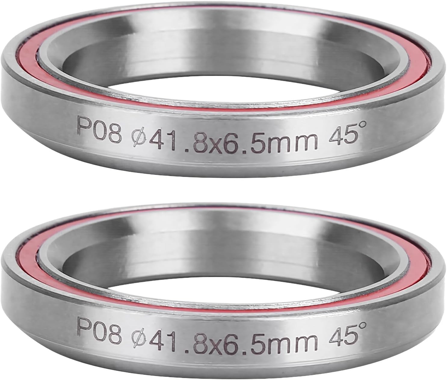 2PCS Headset Bearings, 41.8mm Bicycle Sealed Bearing Headset Double Sealed Bike Headset Bearing Cycling Accessory