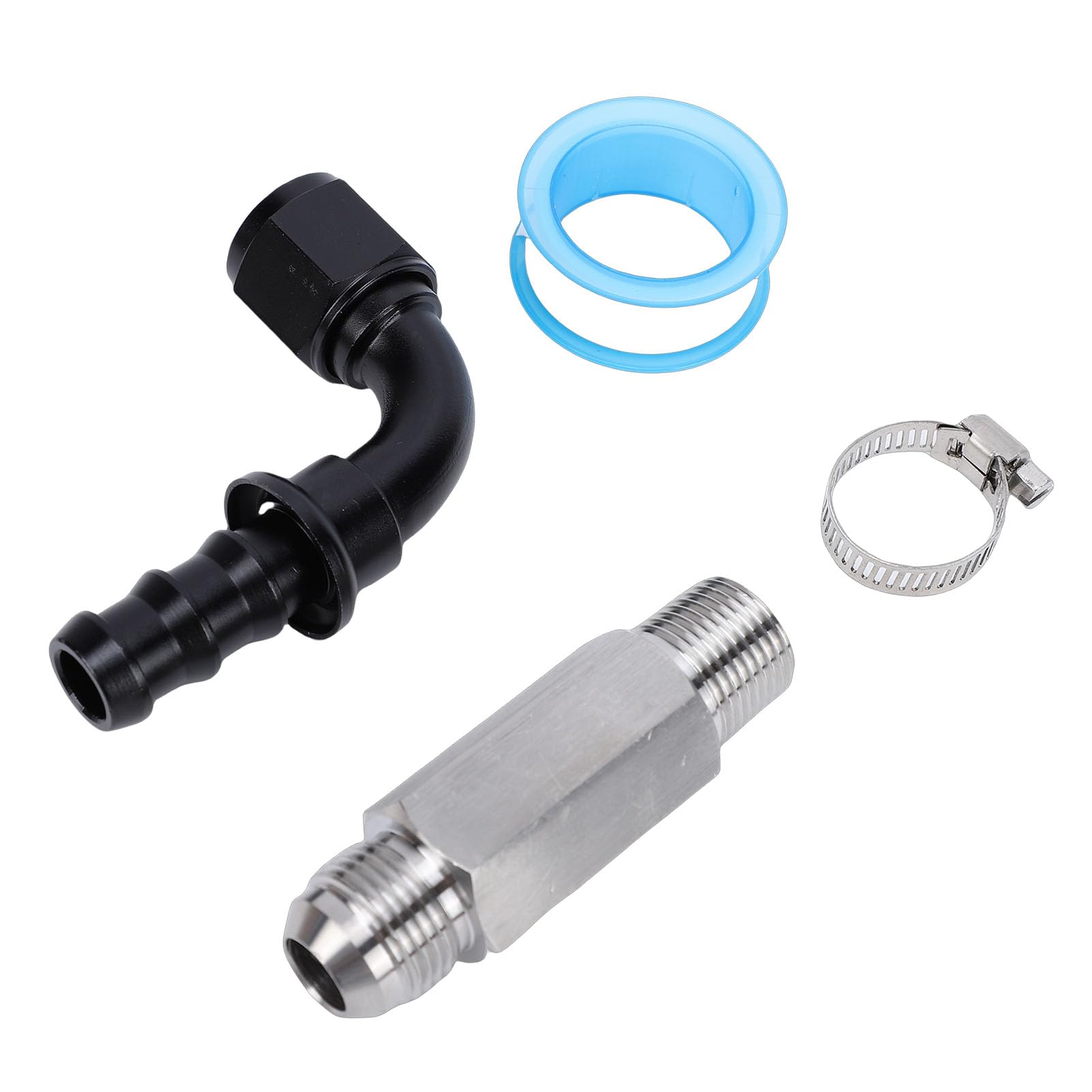 Conector de manguera de calefacción , repuesto de aluminio para 6,7 L a partir de 2007, con excelente flujo y refrigeración estable, montaje directo original