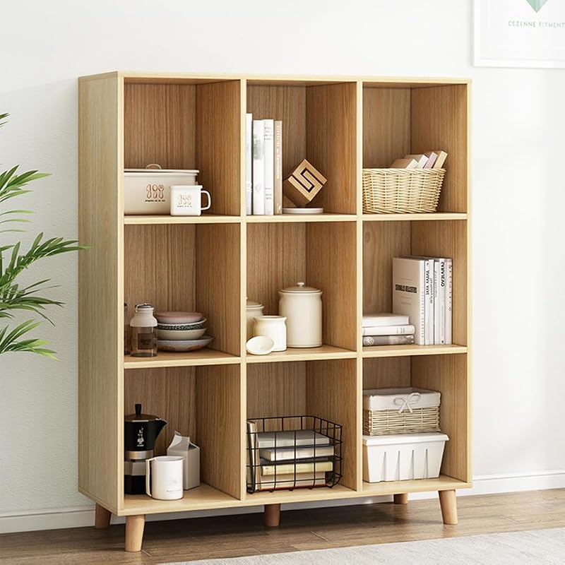 IOTXY Open Cube Low Bookcase - 3-Tier Freestanding Storage just $12.99 at Amazon