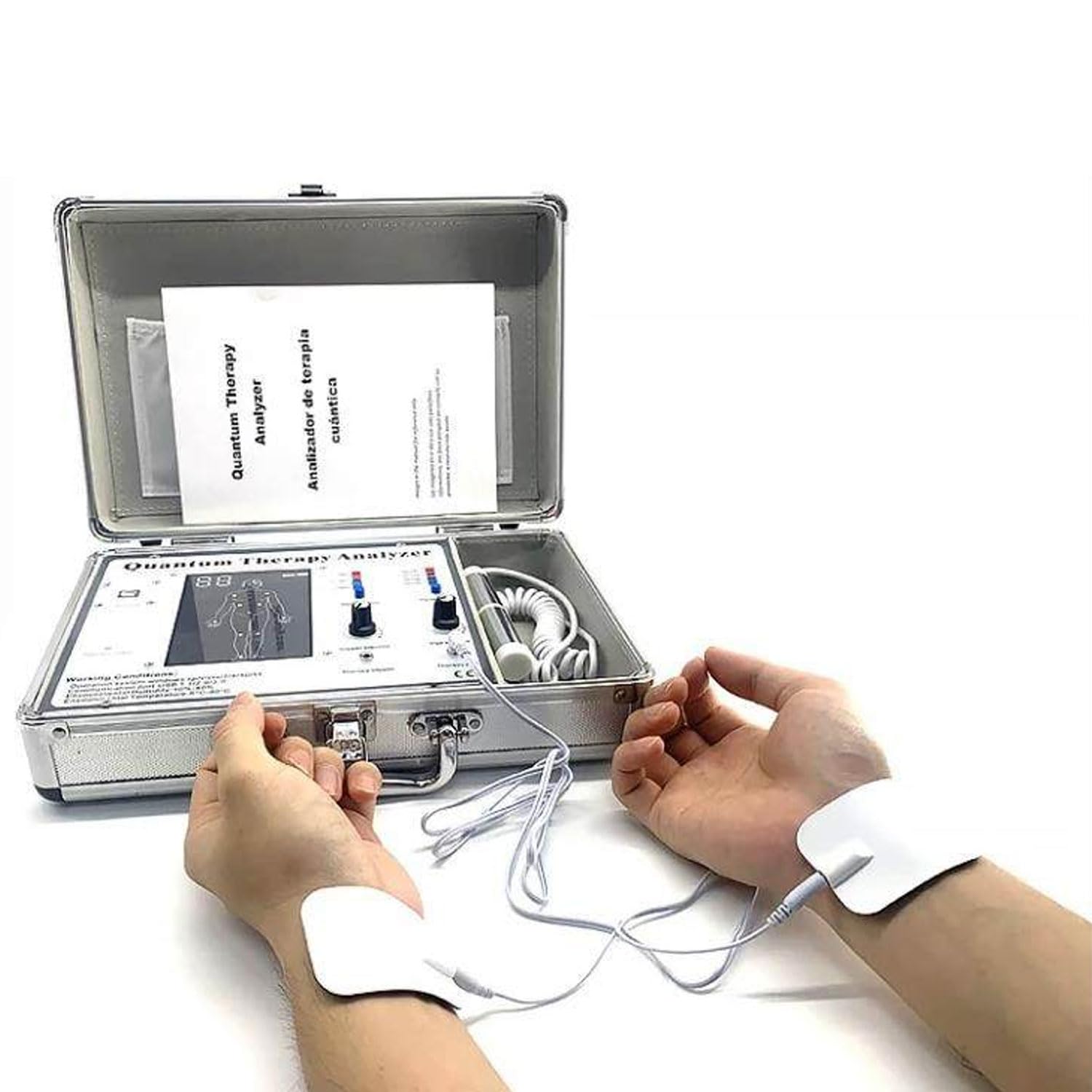 Analizzatore di Salute 3 in 1 a Risonanza Magnetica, Scansione Corporea e Biorisonanza con 54 Rapporti, Per un Check-up Completo e Non Invasivo a Casa (Italiano)