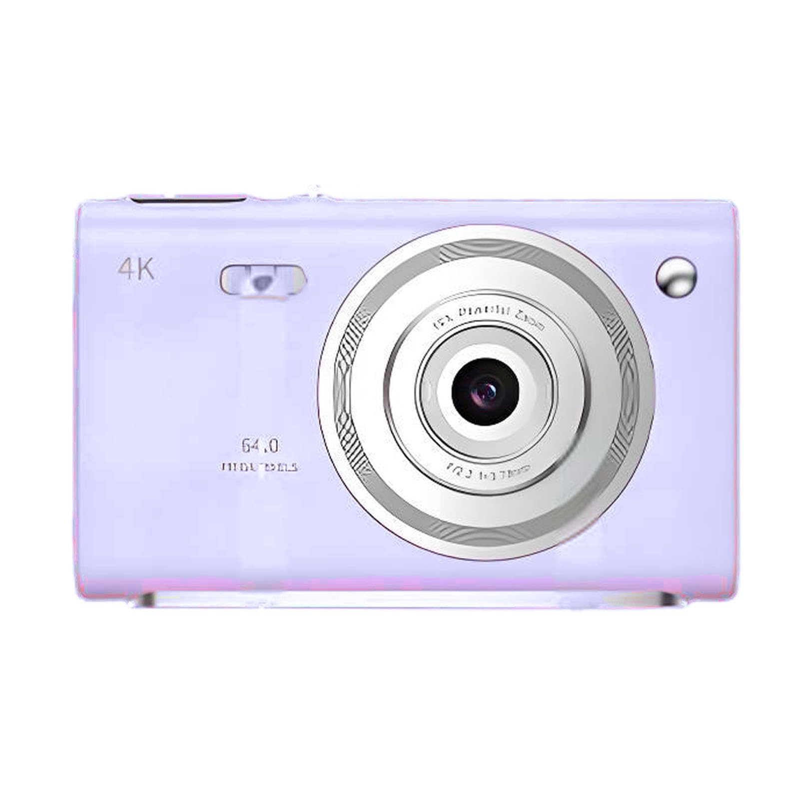 Fotocamera Digitale 4K per Vlogging e Fotografia, Doppio Autofocus da 64MP con Zoom Digitale 16X, Fotocamera da Viaggio Portatile con Trasferimento File Facile per Principianti e Viaggi