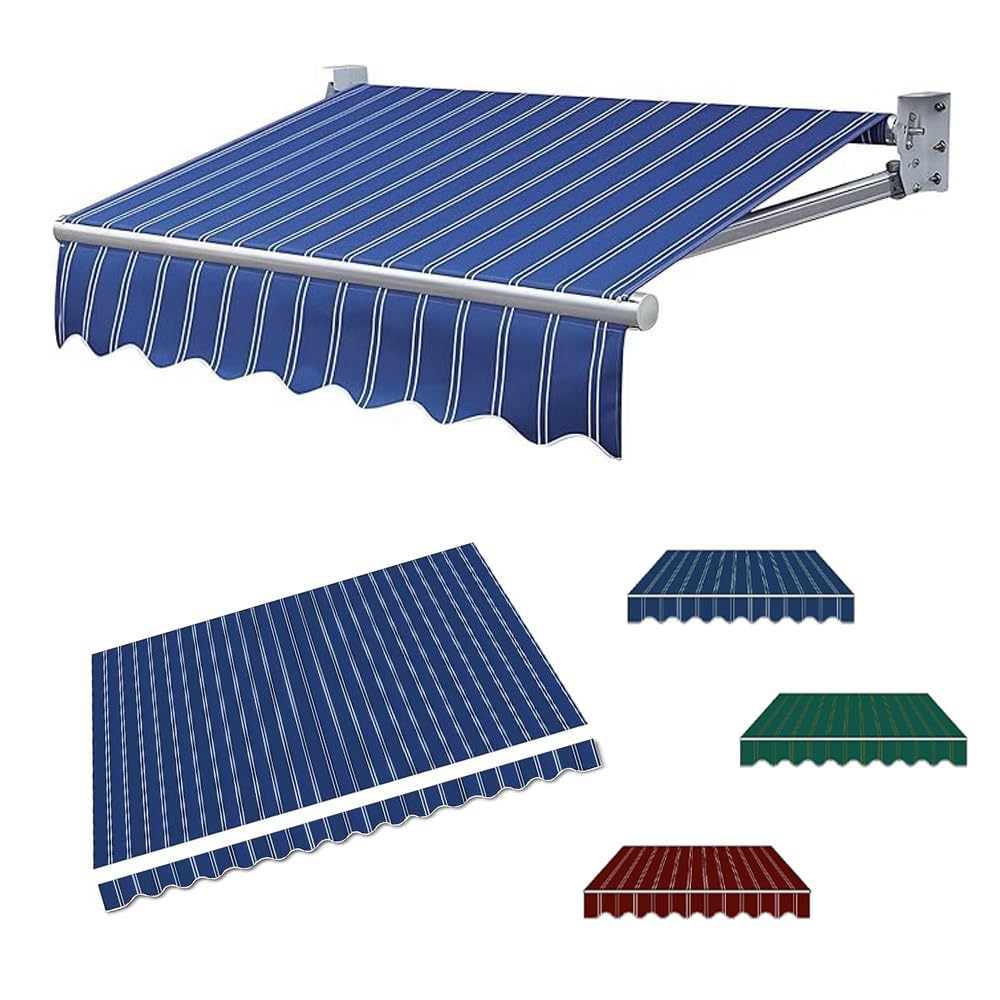 Cubierta de poliéster para ventanas lona azul de repuesto manual