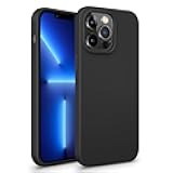 for iPhone 13 Pro Case, Shockproof Slim Premium Liquid Silicone Phone Case, [Military Grade Drop Protection] Full Body Buffered Case for iPhone 13 Pro 6.1 Inch, Black