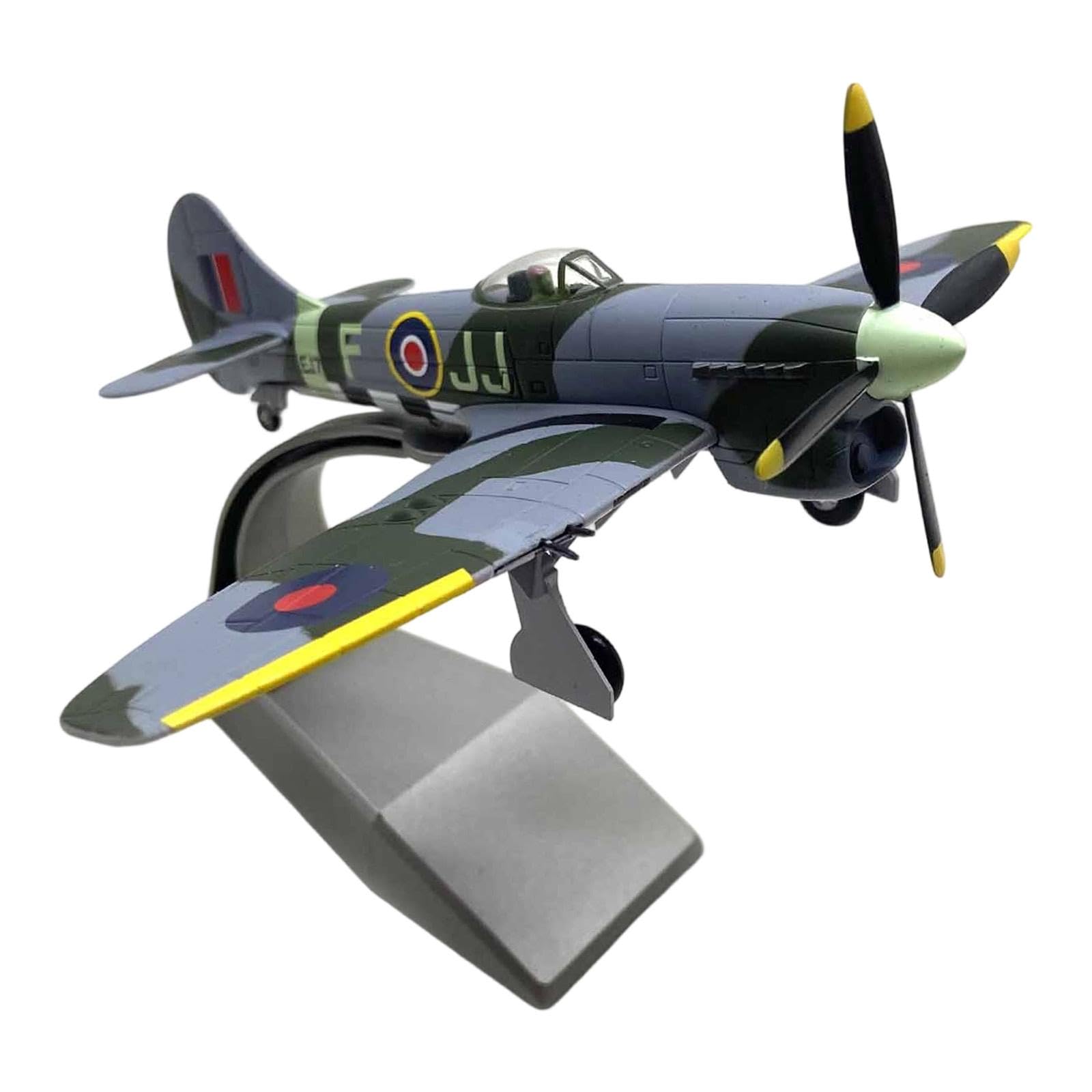 getuse 1/72 Scale Jet Fighter Model Aircraft Toy, Diecast Airplane with Stand, 14.5x17x5cm (5.7x6.7x2 inch) for Collectors, Gift
