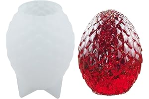 Dragon Silicone Mold and USB LED Base Stand for DIY Lamp