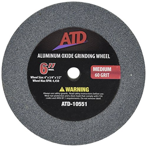 Image of ATD Tools 10551 6 inch Medium Replacement Grit Grinding Wheel