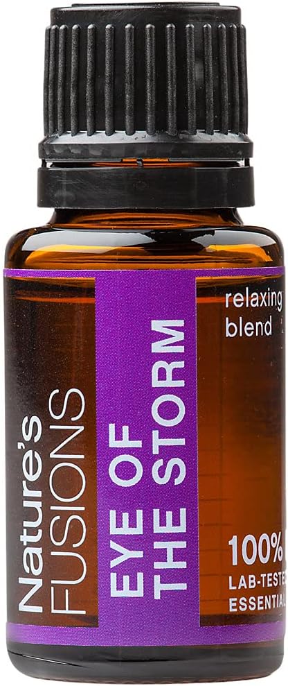 Nature's Fusions Eye of The Storm, 100% Pure and Natural Essential Oil Blend for Aromatherapy and Topical Use, .5 Fl Oz (Pack of 1) (15 mL)
