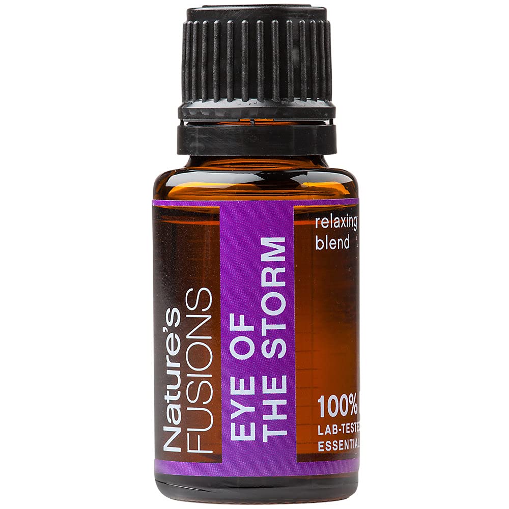 Nature's Fusions Eye of The Storm, 100% Pure and Natural Essential Oil Blend for Aromatherapy and Topical Use, .5 Fl Oz (Pack of 1) (15 mL)