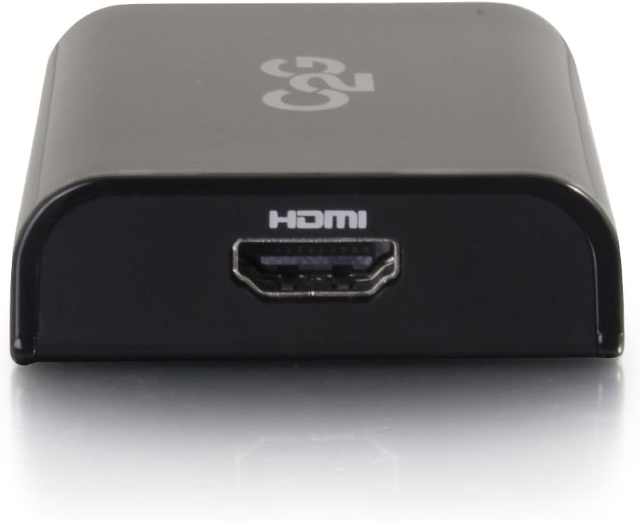 C2G USB Adapter, USB 2.0 Fast Ethernet Network Adapter, 7.5 Inches, Cables to Go 39998