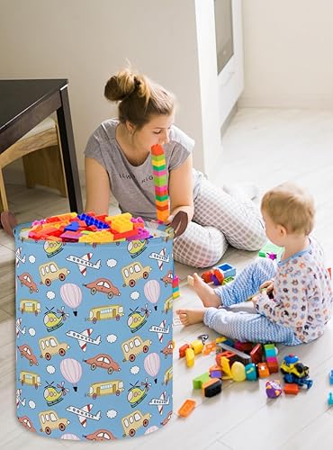 Miniatura 3 de Cesta de lavandería para bebé, cesta de lavandería para niños, lindo contenedor de almacenamiento de juguetes para niños y niñas, decoración de
