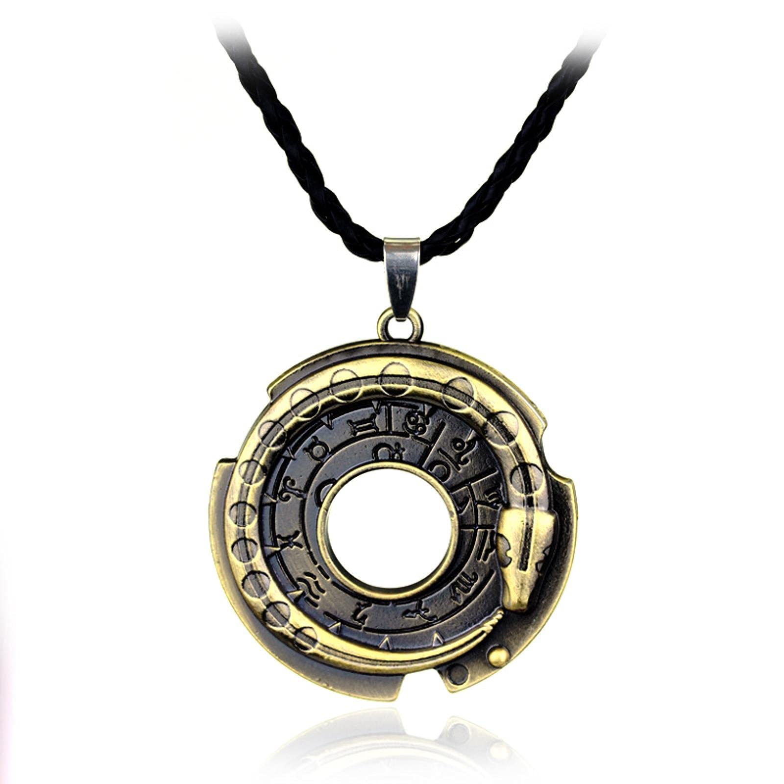 1 sztuk moda zabójca węża runa lina okrągła skórzane naszyjniki wisiorki Amulet szczęście ochronna biżuteria unisex akcesoria prezent