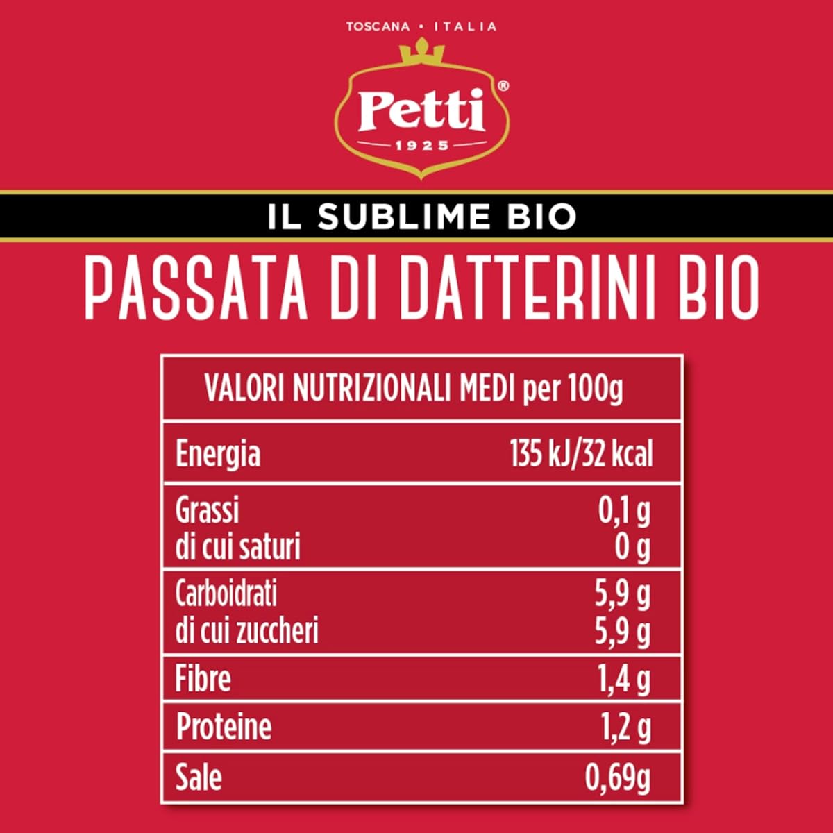 Petti Gli Speciali - Datterini pelati 350g (Pack 6)