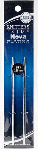 Knitter's Pride -Nova Platina Agujas Intercambiables, Tamaño 3/0.128 in