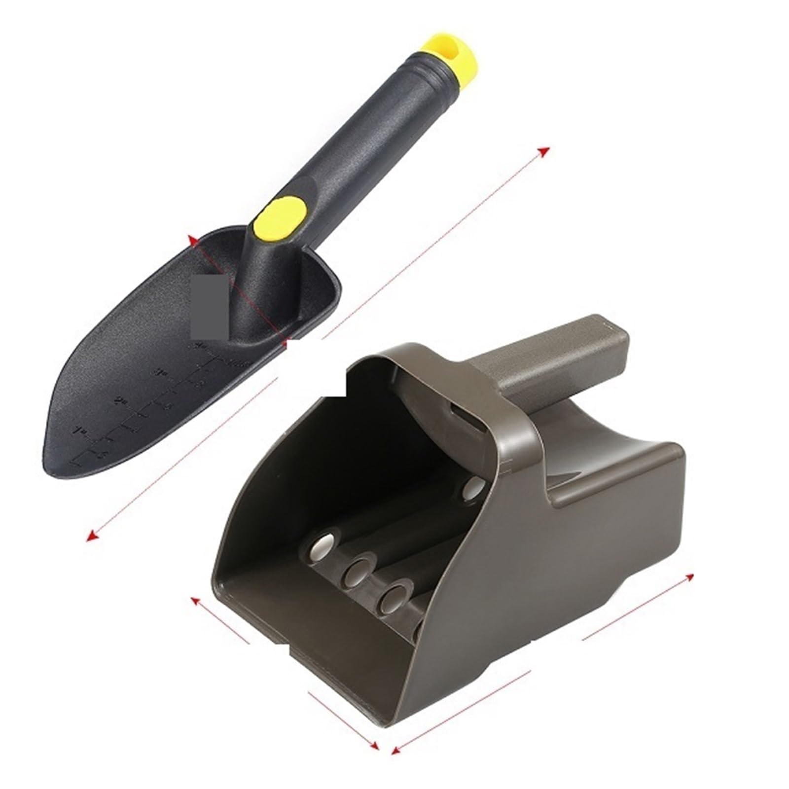 Mthckxjbsuz Sand Scoop Metal Detector, Md1008a Metal Gold Detector Pinpointer Handheld Gold Treasure Underground Metal Detector Tracker Seeker Finder For Adults Kids(Sand Scoop)