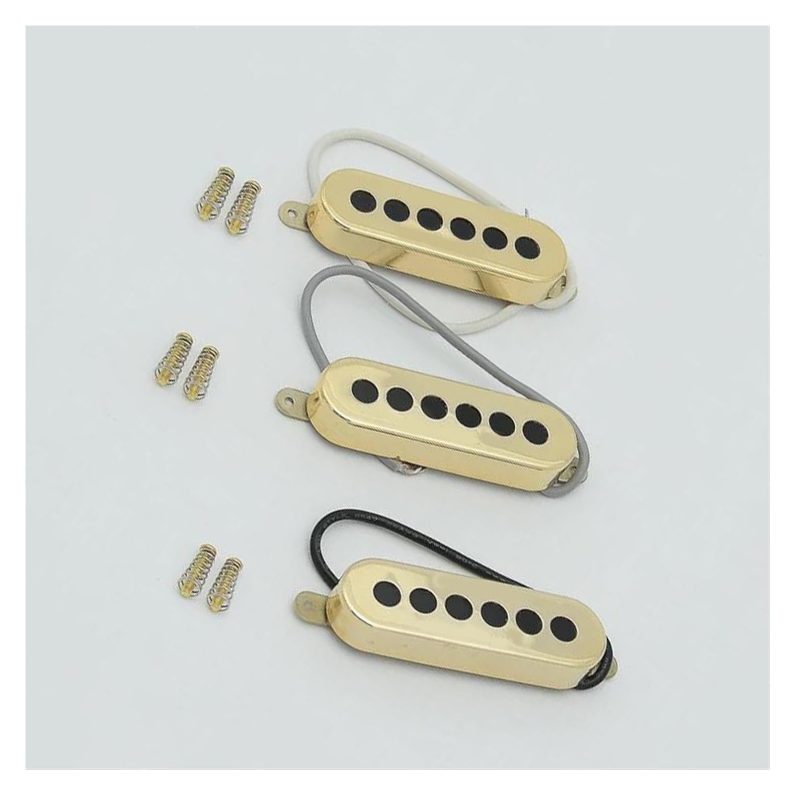 1 Juego (3 Piezas) De Pastillas Individuales Tri-sonic Para Accesorios De Guitarra Eléctrica pastilla de guitarra clasica (Color : GD 1 Set)