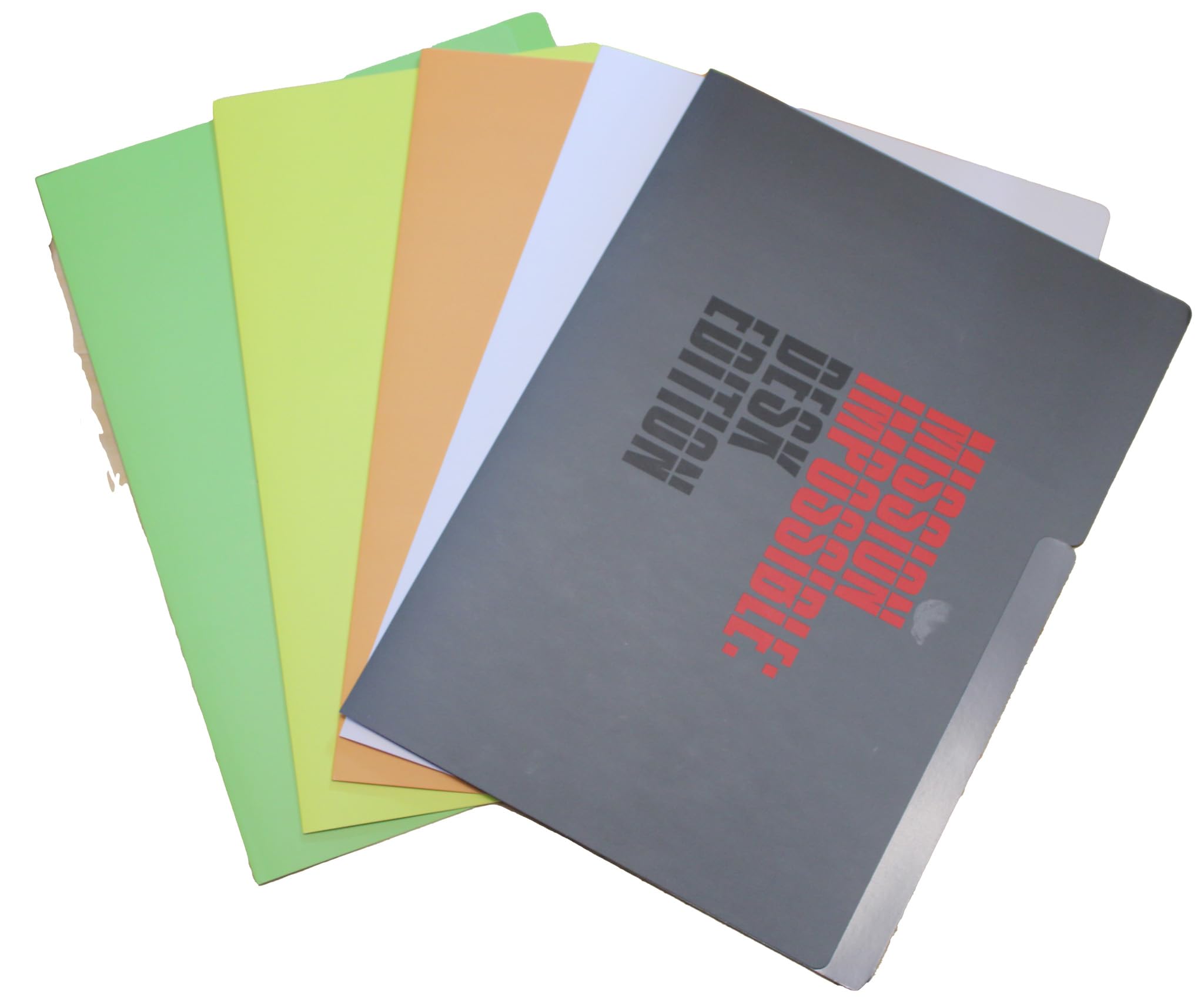 Crafty Maple Funny File Folders - Multicolor, Modern Style, Letter Size, Top Tab Position