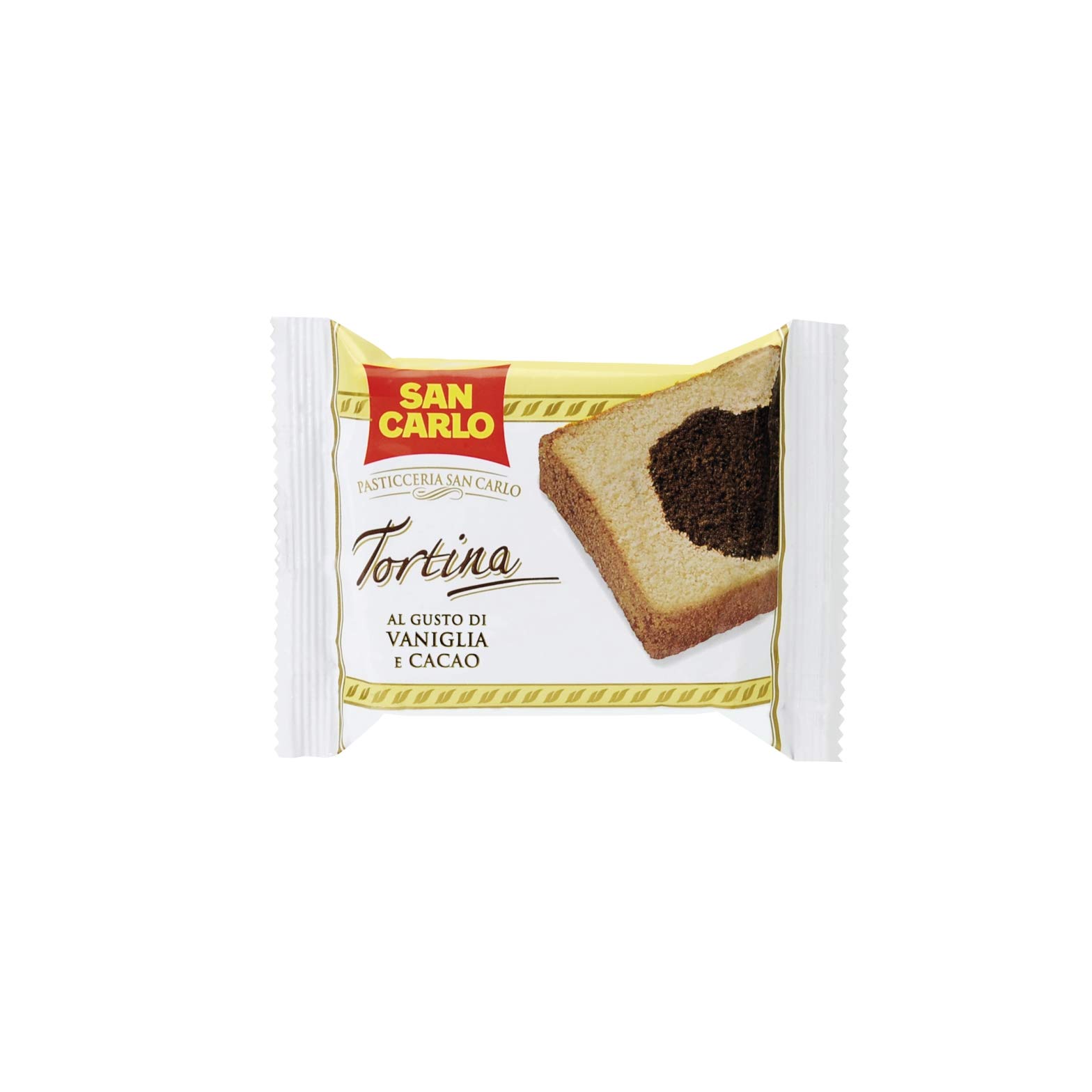 TORTINA al gusto di VANIGLIA e CACAO SAN CARLO - 18pezzi x 50gr