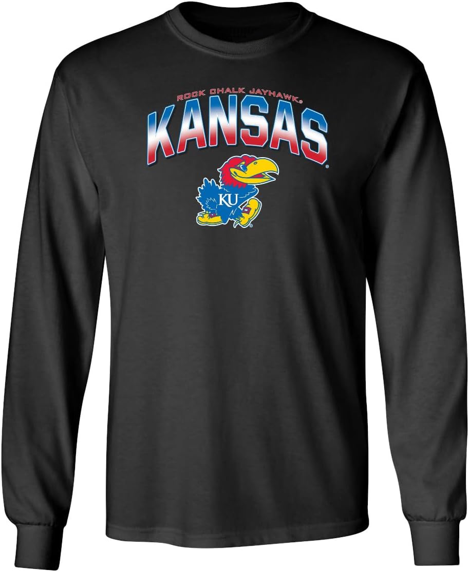 CornBorn Kansas Long Sleeve Shirt - KU Long Sleeve Tshirt - Pick Your Design