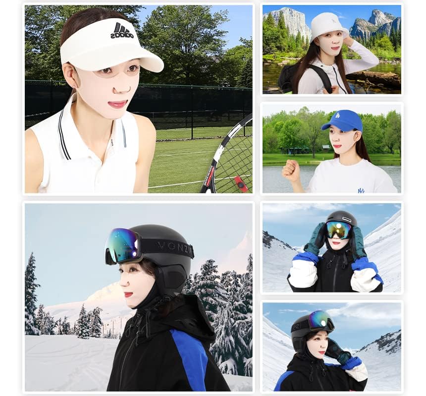 Miniatura 6 de V-Protect - Parche de protección solar de golf para golf y deportes al aire libre, protección UV, parches faciales hidratantes y refrescantes, 5