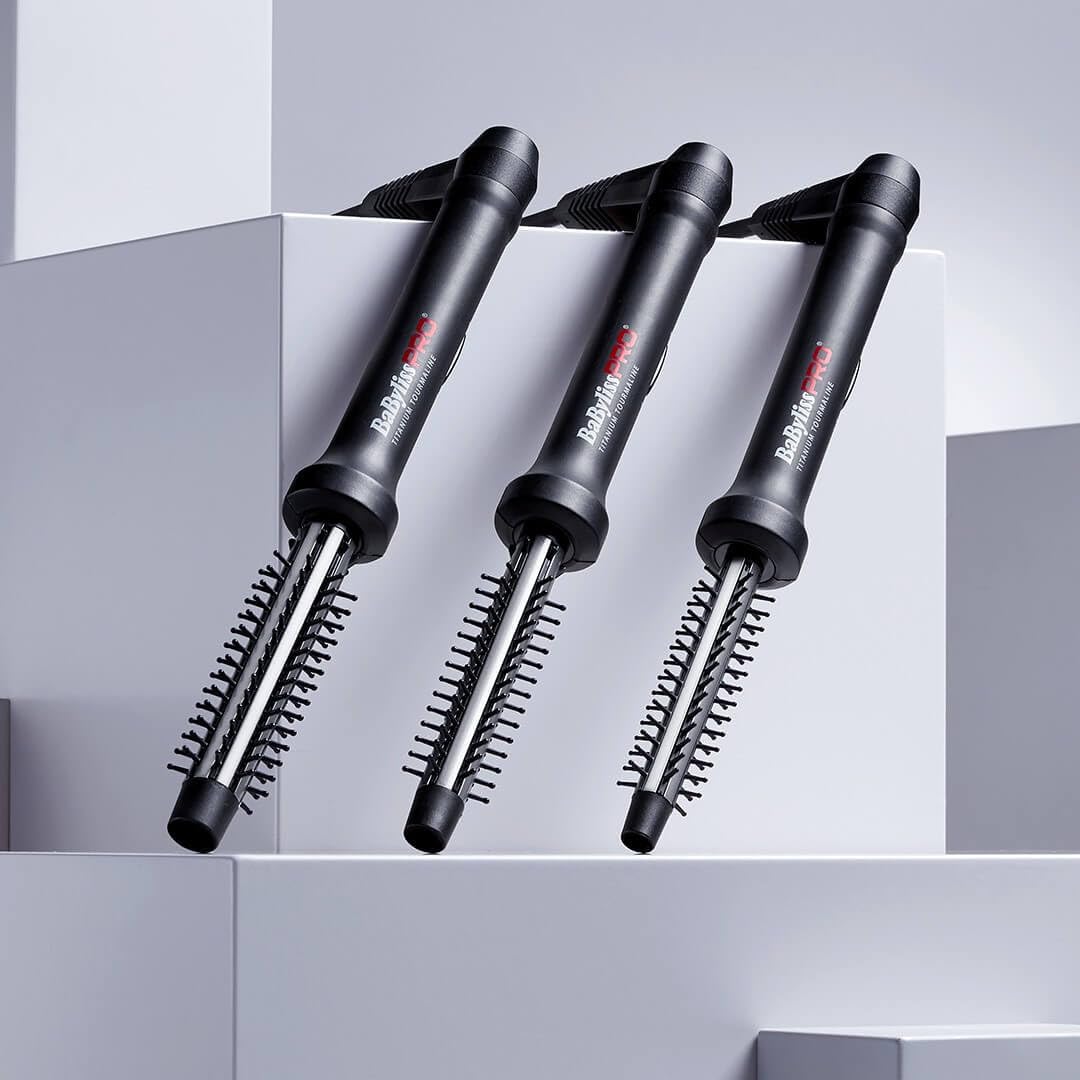 BaByliss Pro Cepillo Térmico con Tecnología Titanio Turmalina, Negro