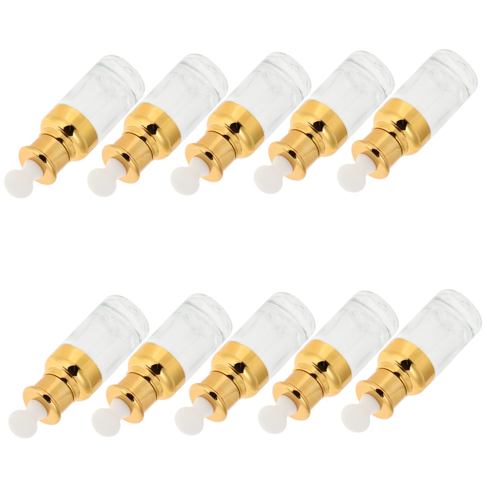 NOLITOY 10pcs Reagent Bottle Perfume Bottle Glass