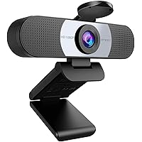 EMEET Webcam Full HD - Webcam C960 1080P con Copriobiettivo e Doppio Microfono