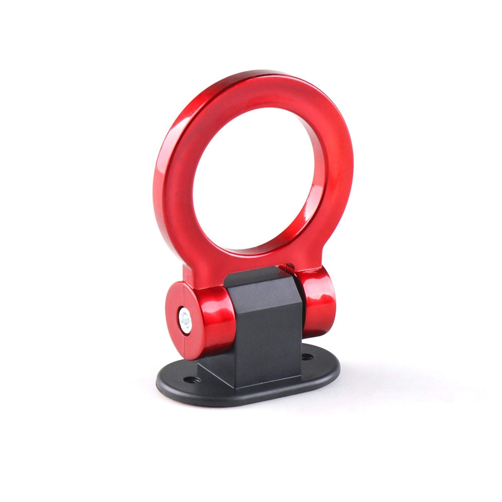 Tow Hooks, Decoration Car Auto Rear Front Trailer Simulation Racing Ring Vehicle Towing Hook(Red)