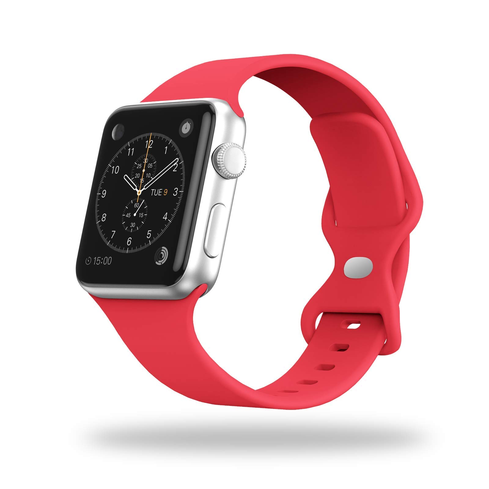 STG Sport Watch Band Compatible with Apple Watch Band 38mm 40mm 41mm 42mm 44mm 45mm 49mm S/M M/L for Women/Men Soft Silicone Replacement Strap Accessories for iWatch Ultra SE Series 8/7/6/5/4/3/2/1