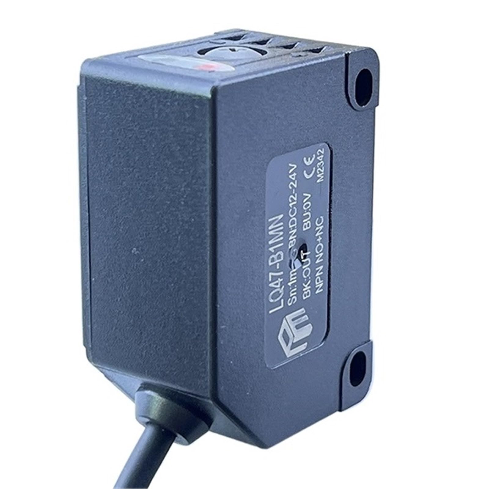 1PCS Background Suppression Square Laser Optical Sensor Long Distance Series NPN PNP 12-24V Visible Spot(LQ47-B1MP PNP)