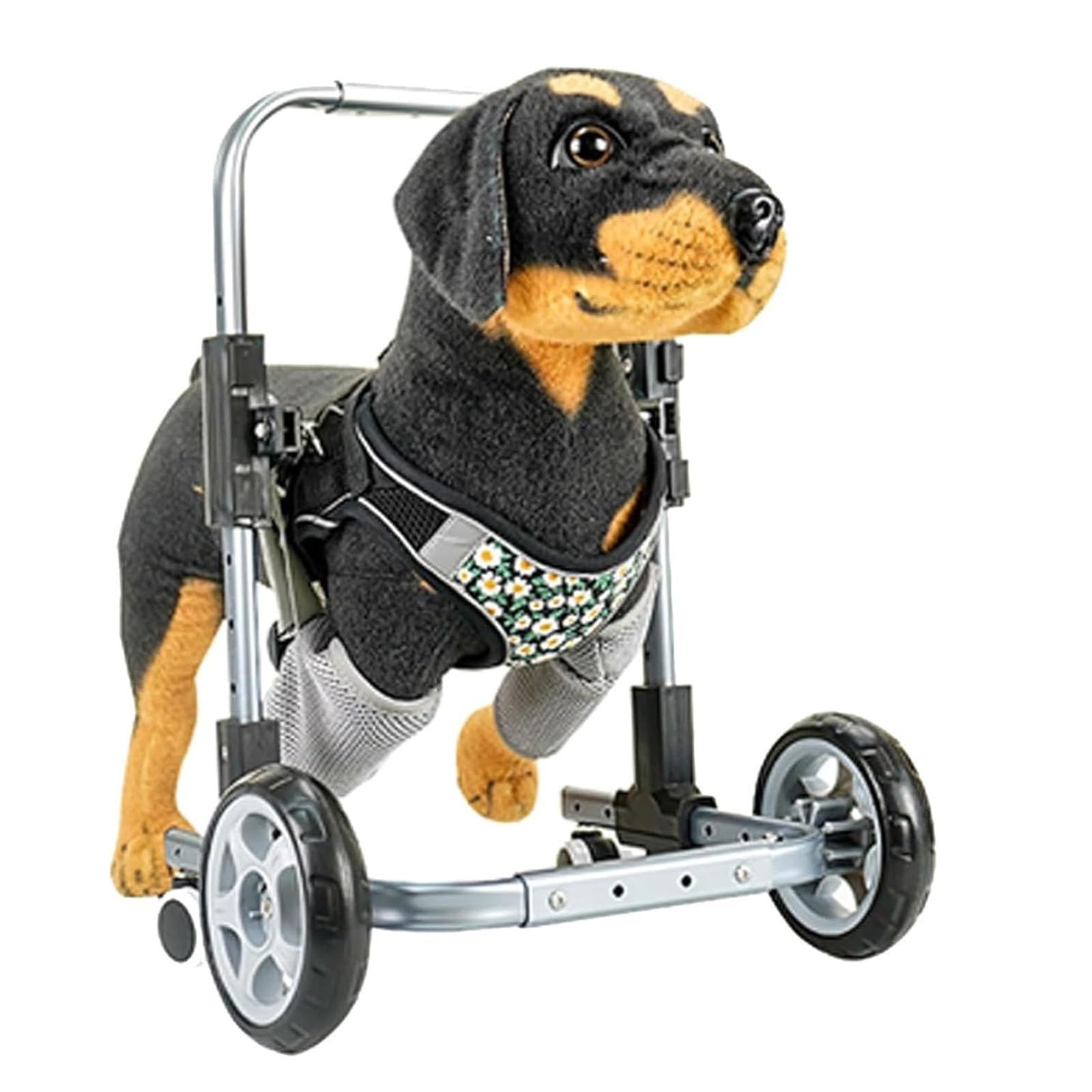 Amazon.co.jp: 調整可能な犬用車椅子、小型犬用4輪カート、前肢歩行