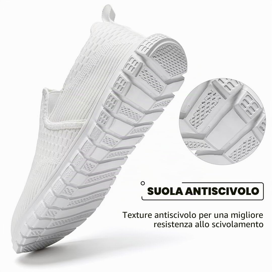 Oltyutc Mocassini da Uomo Slip on Sneaker Casual Scarpe da Running Corsa Scarpe Antinfortunistica Leggera Fitness Traspirante Camminata