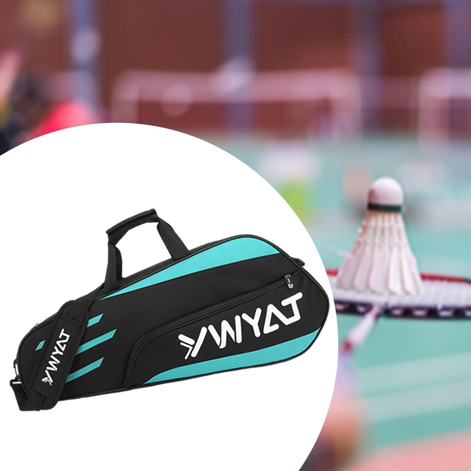 predolo Bolsa para Raquetas de Bádminton, Bolsa de Tenis con Correa para El Hombro, Bolsa para Raquetas de Tenis, Bolsa de Transporte para Raquetas, Bolsa de