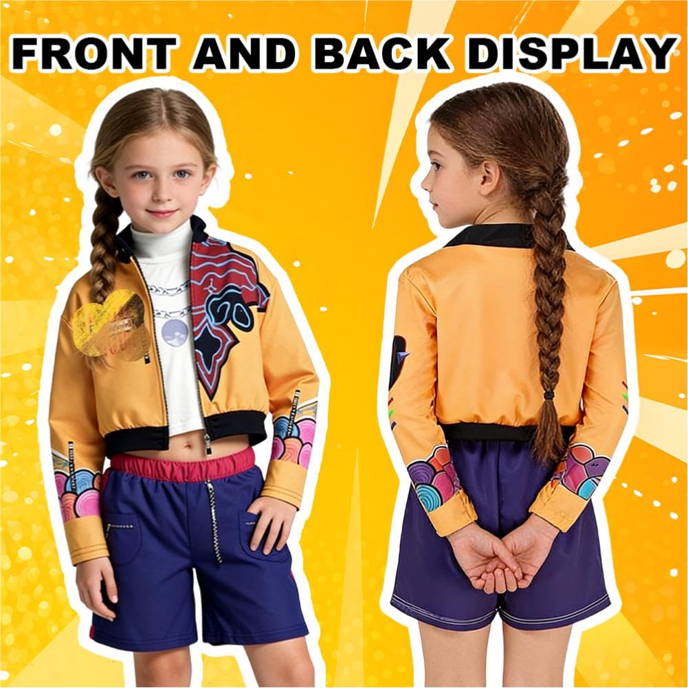 Costume per cosplay, costume da cacciatore, cantante pop, per Halloween, carnevale, feste e palcoscenici