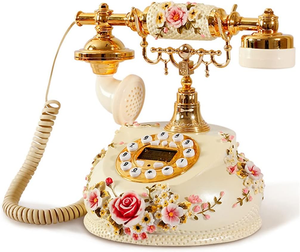 European Retro Telephone Home Antique Fixed Telephone Home Decoration Ornaments