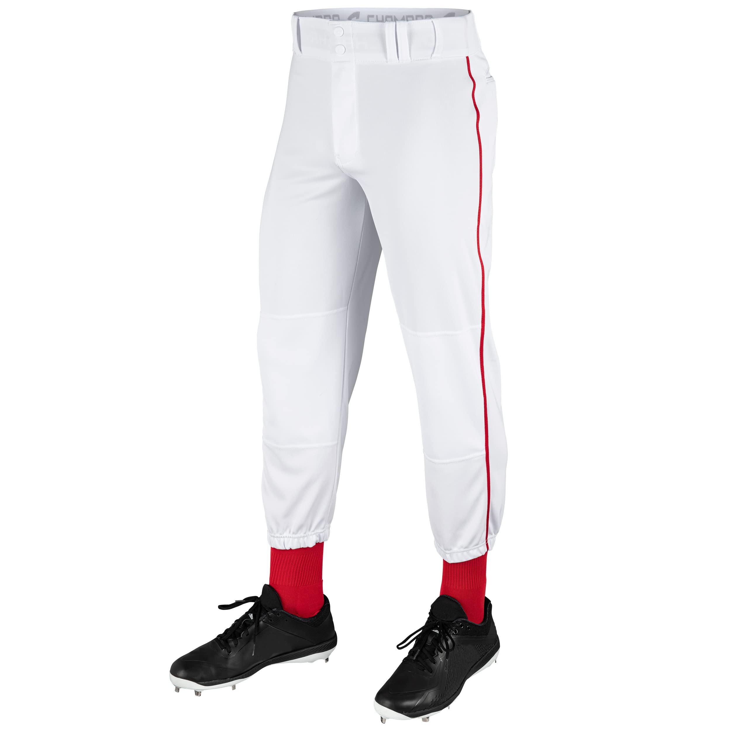 CHAMPRO Classic Baseball Pants + Traditional Fit + Adult Players + Game Day + Comfortable Sliding Protection + 32x32 + T