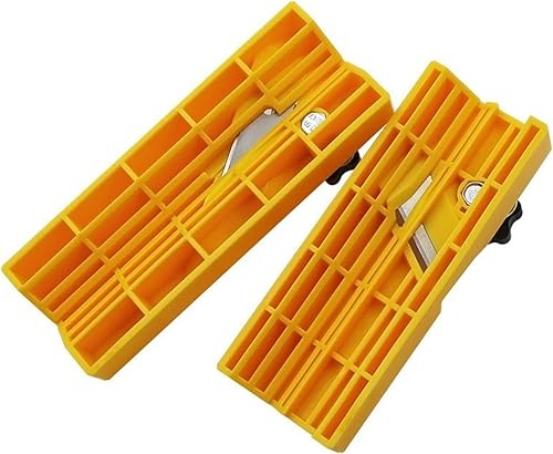 Miniatura 6 de Hoja de carpintería para bordes de esquina, cepilladora manual de madera, herramienta de biselado de 45 grados, herramienta de desbarbado (tamaño A,