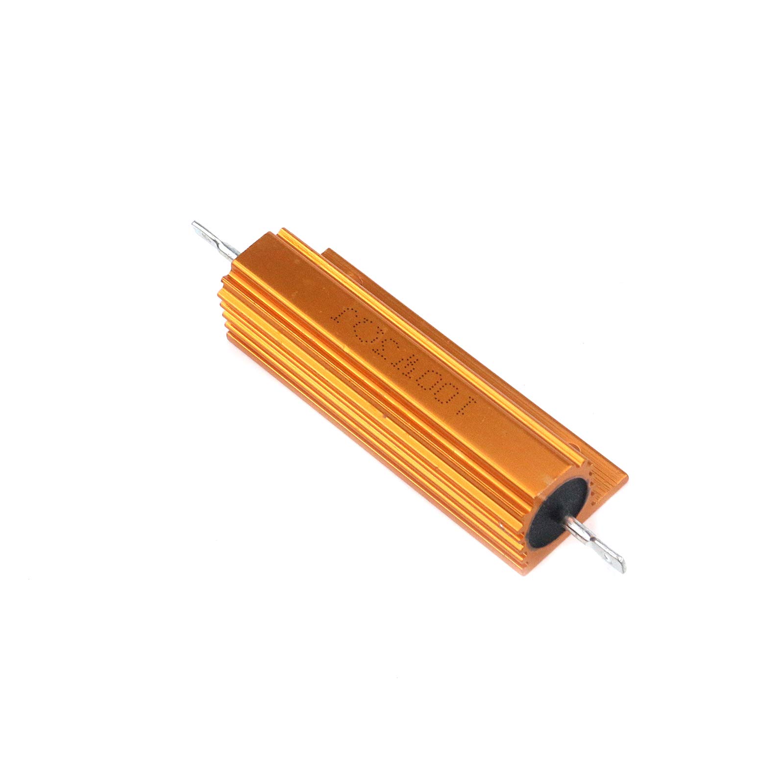 Semetall - Confezione Da 5 Resistenze A Filo Avvolto 100W 3 Ohm 5% In Alluminio Per Audio E Inverter