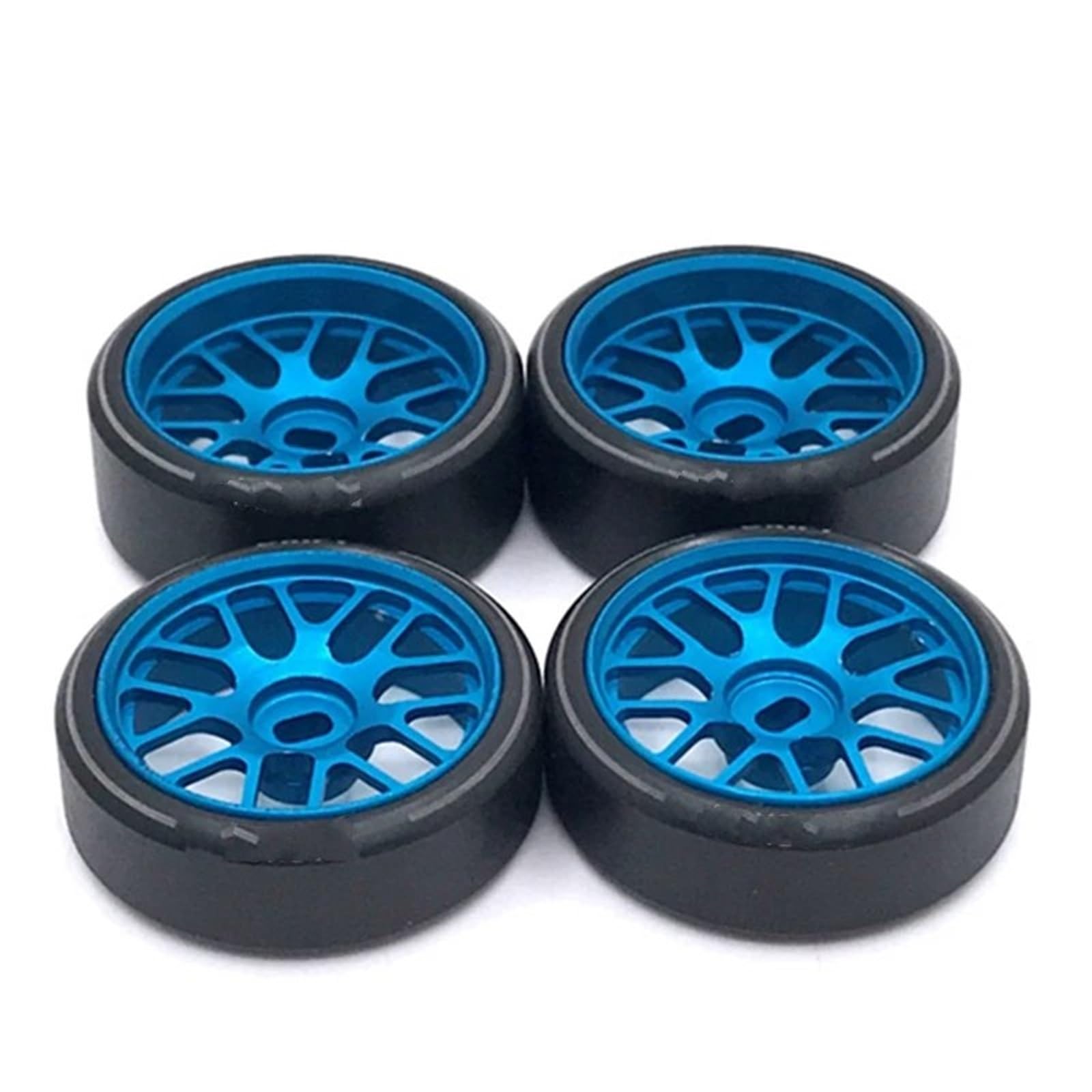 Koła i opony do samochodów driftowych RC, 4Pcs Mini-Z 1/28 RC Drift Tires Wltoys 284131 K969 K989 P929 Metal Rim Plastic