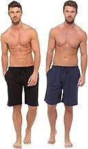 Mens Pyjamas Shorts Twin Pack | Lounge Shorts Men | Soft, Cosy & Comfy Cotton PJs, Nightwear, Loungewear, Bottoms