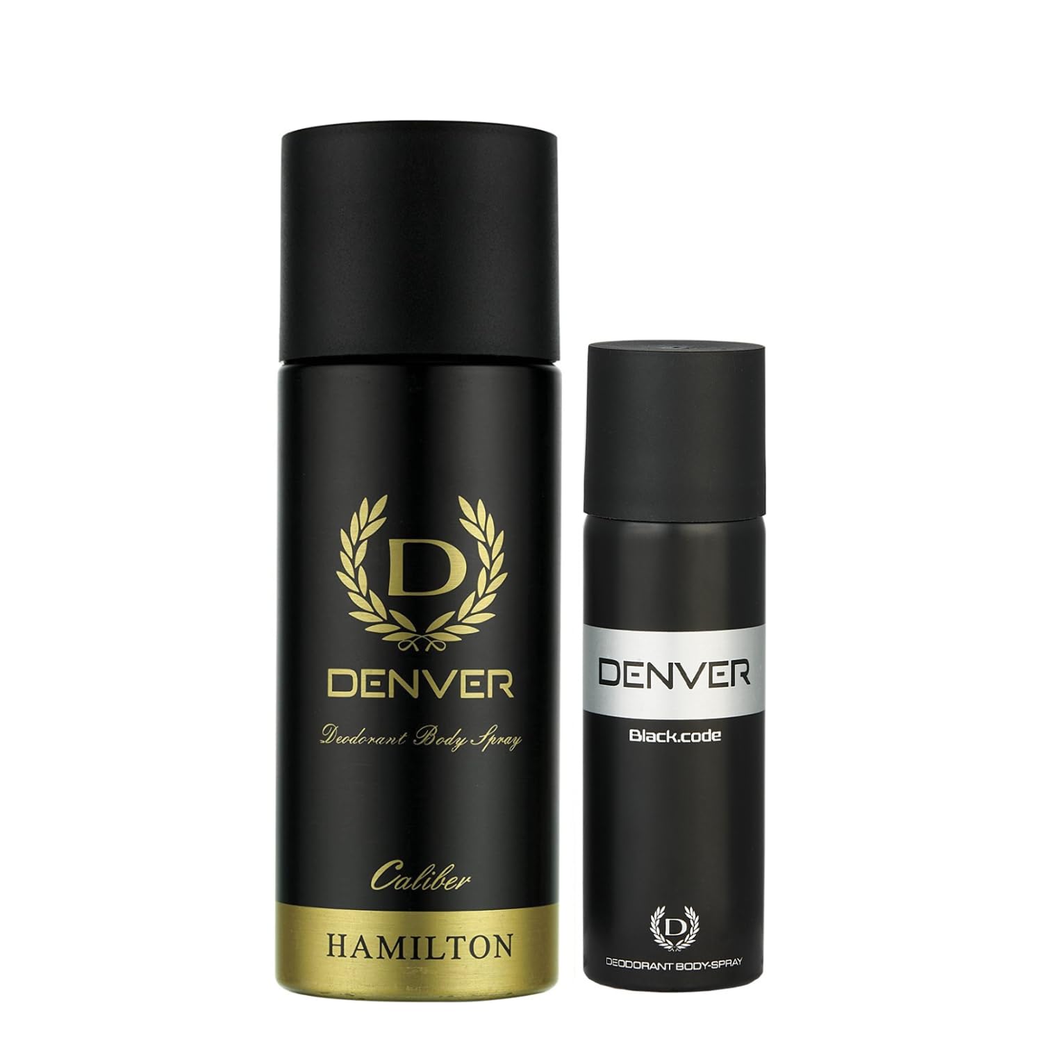 DENVER Caliber & Imperial Deodorant - 150ML Each (Combo Pack of 2) | Long Lasting Deodorant for Men