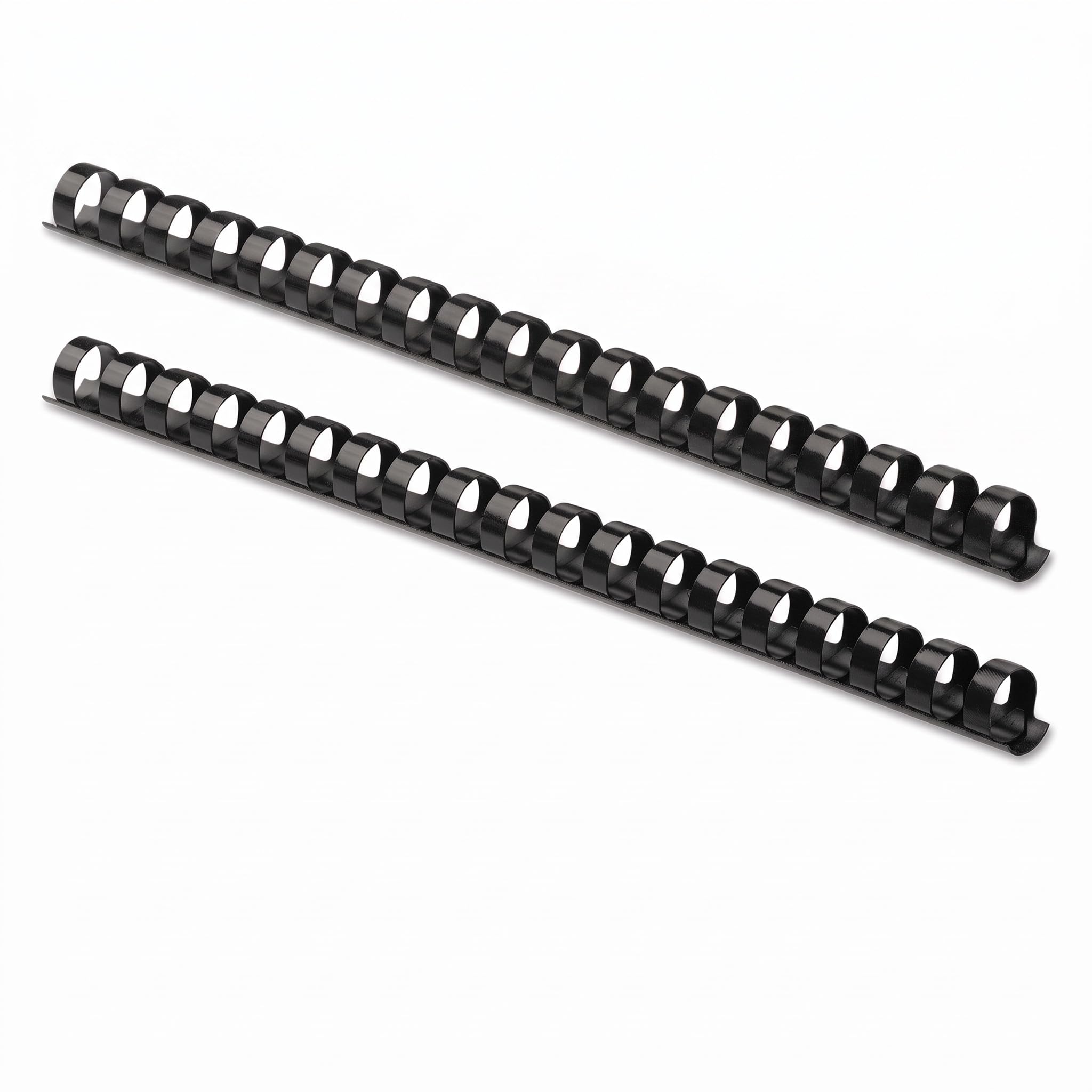 Fellowes Plastic Binding Comb 3/8" Black, 100 Count (Pack of 2)