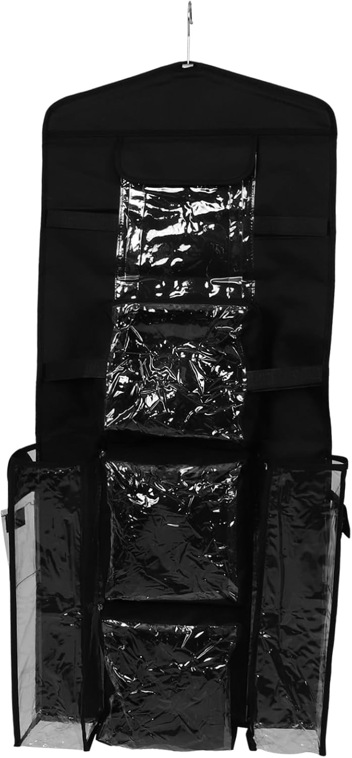 IMIKEYA Hanging Storage Bag for Wrapping Paper Over The Door Organizer Bag Organizer for Closet