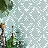 STENCILIT® Diamonds Wall Stencil for Painting - XL 24x39.5 In | Giant Wall Stencils for Painting Lar