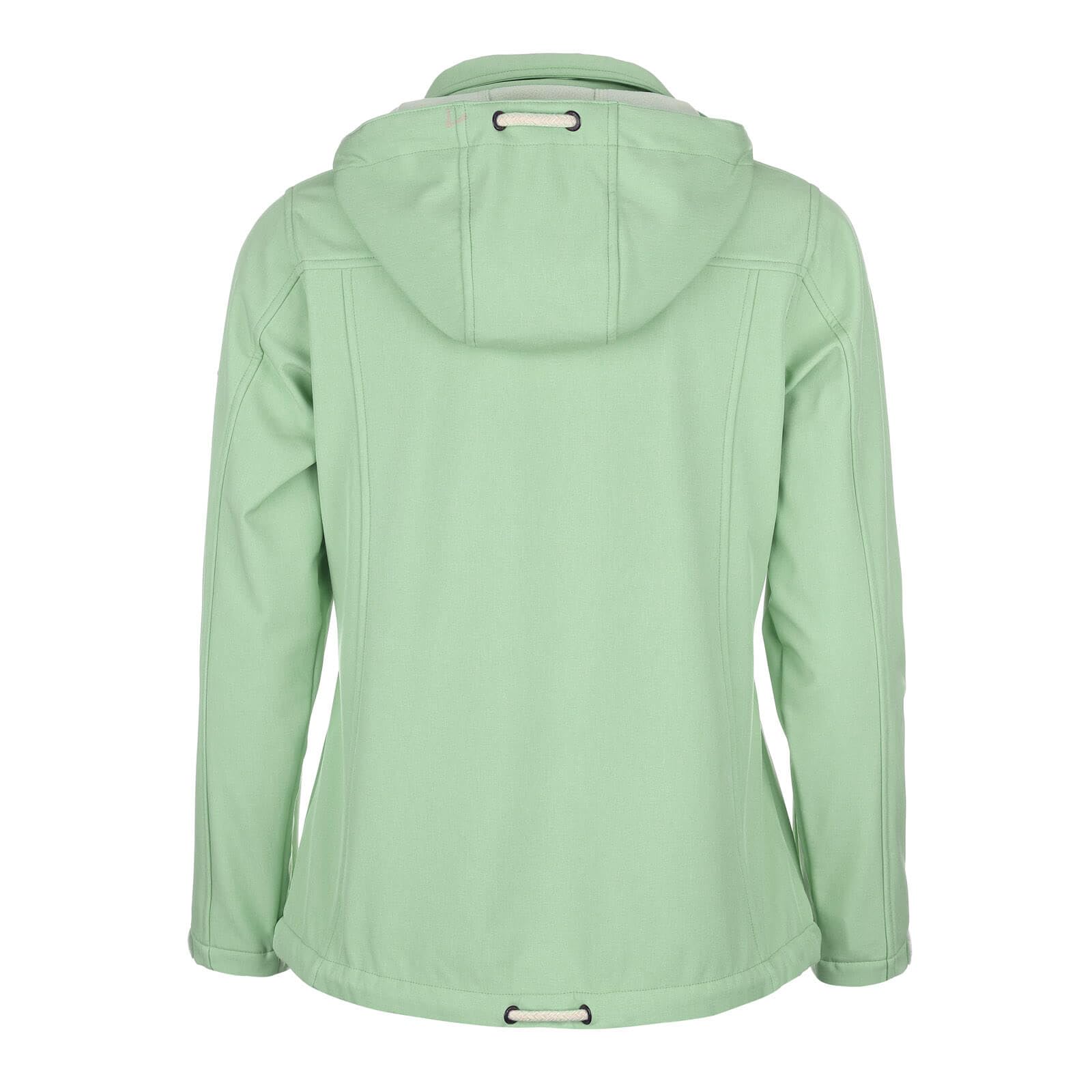 Dry Fashion Damen Softshelljacke Baltrum - Melierte Jacke mit Fleece-Innenfutter