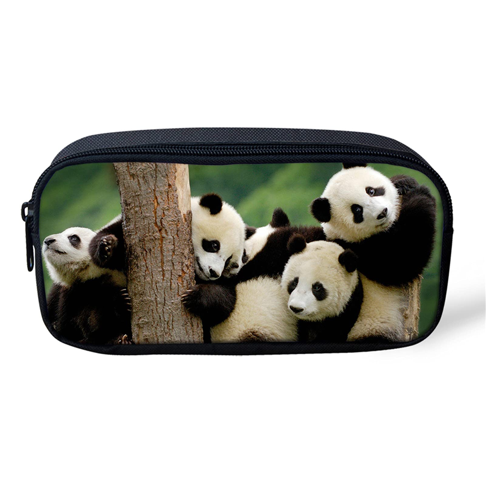 Belidome Cute Panda Pencil Bag with Zipper for Kids Boys Girls School Pen Case — image 1
