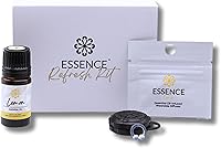 Vista 27 de Essence - Difusor nasal de aromaterapia portátil, anillo de nariz de aceite esencial de bergamota, inhalador de silicona para apoyo del estrés