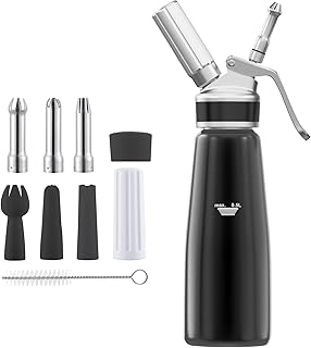 Professional Whipped Cream Dispenser 500ml, Heavy Duty Homemade Cream Di...